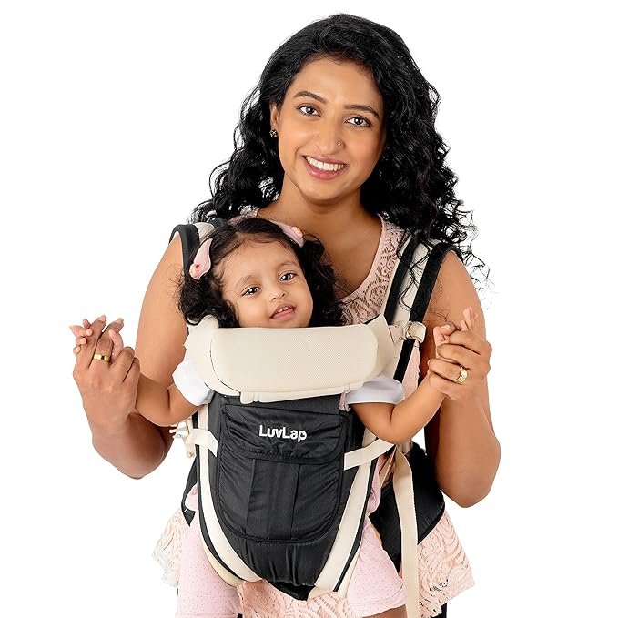 LuvLap Elegant Baby Carrier with 4 carry positions - Image 7