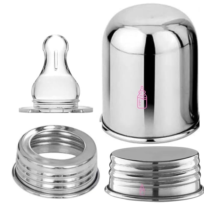Stainless Steel Baby Feeding Bottle - Image 4