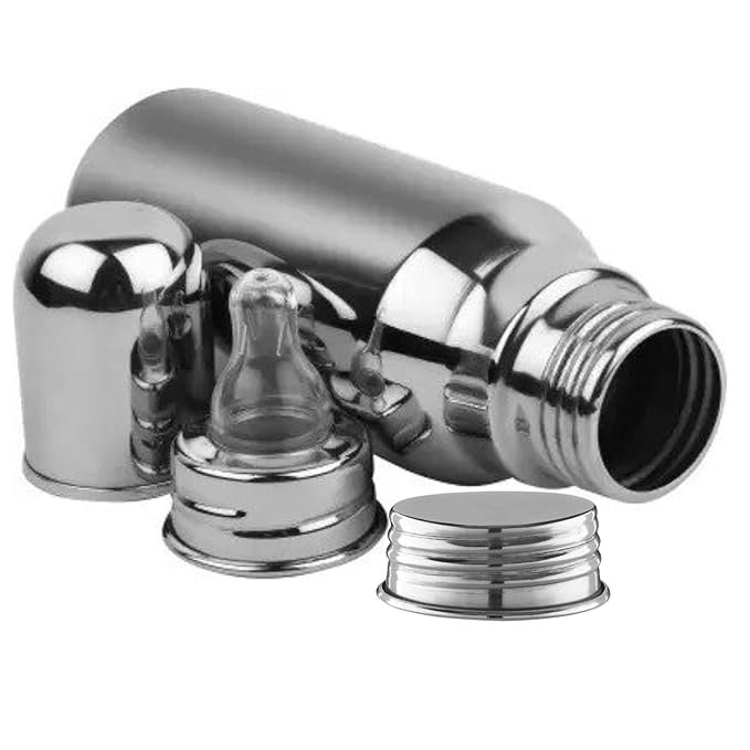 Stainless Steel Baby Feeding Bottle - Image 3
