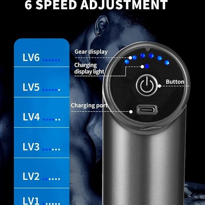 Massage Gun with 4 Versatile - Image 6