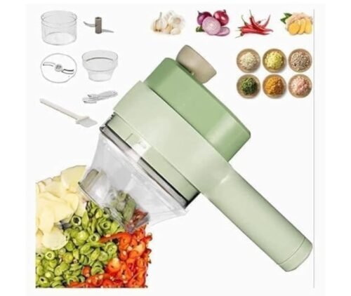 4 in 1 Portable Handheld Electric Vegetable Cutter